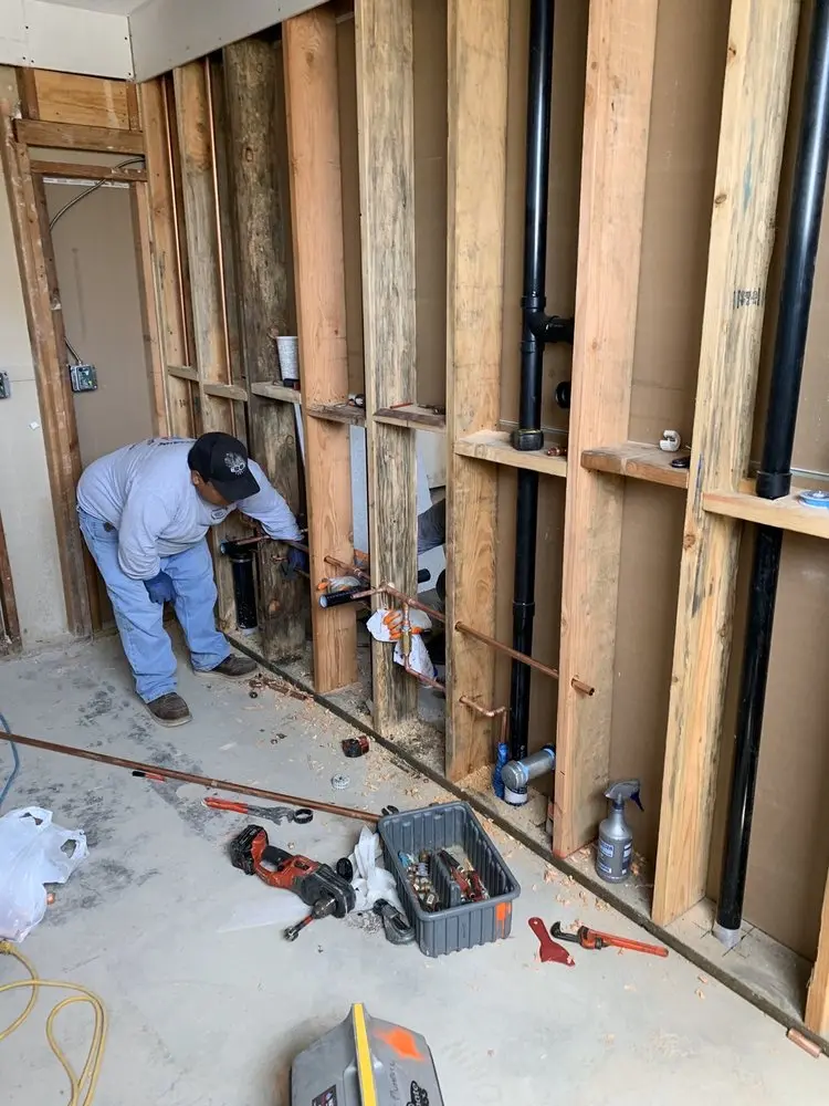 Commercial rough-in plumbing for Gas Line Repair in Bradford